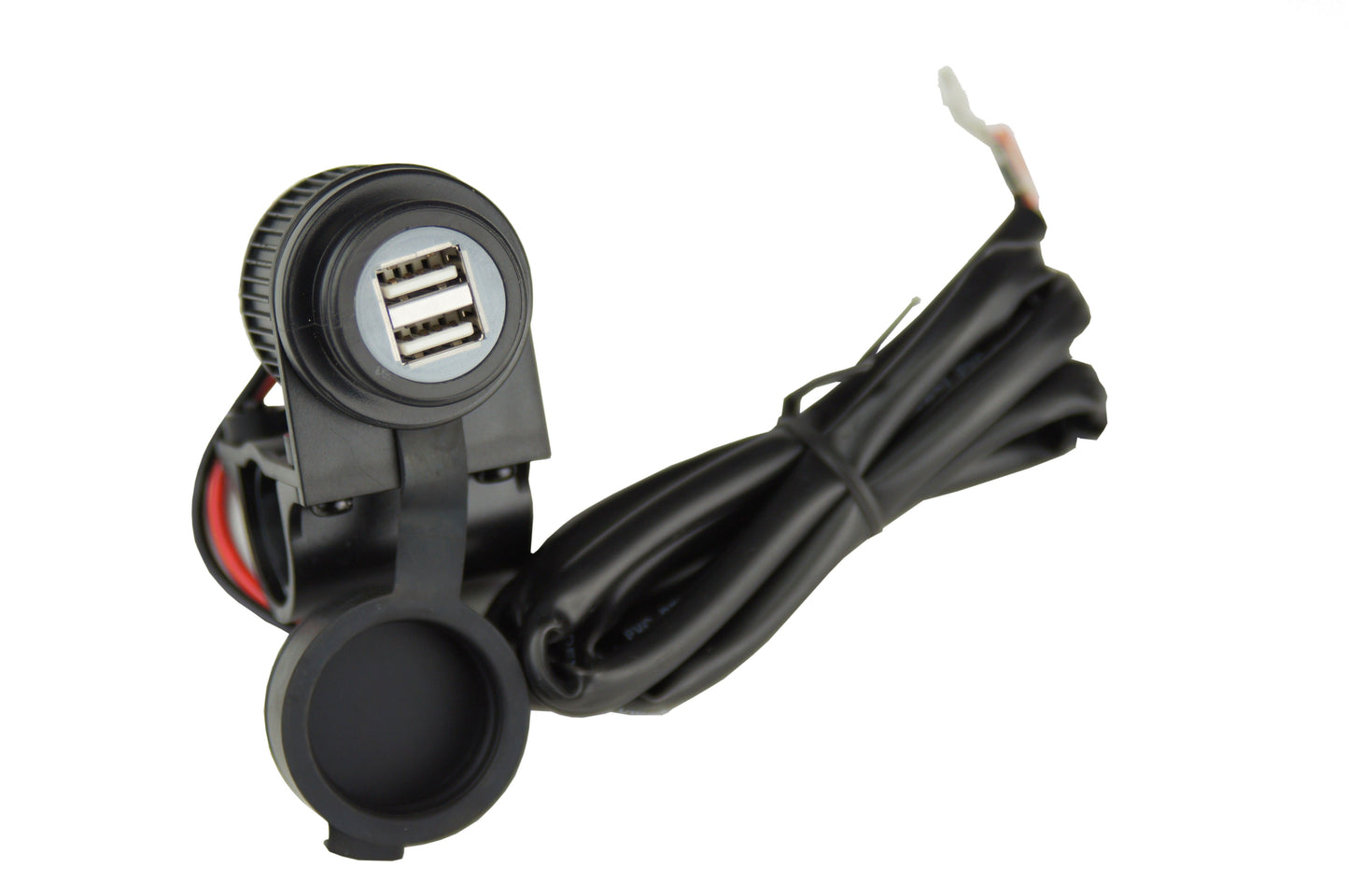 Presa 5V/2A doppia porta usb a manubrio impermeabile, cavo 120cm