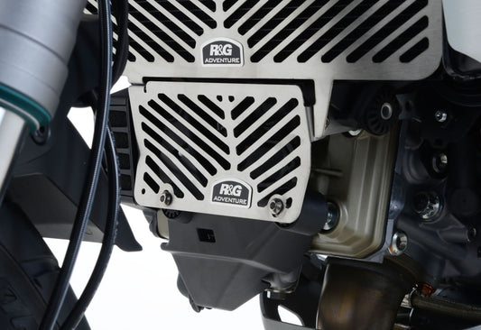 Protezione anteriore testa cilindro, acciaio inox, Ducati Multistrada 1200 '15- / Multistrada Enduro / Multistrada 1260
