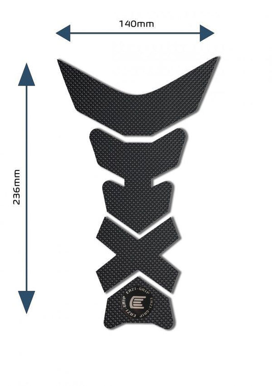 Protezione centrale serbatoio universale Design C colore Nero, tipo Eazi-Grip PRO