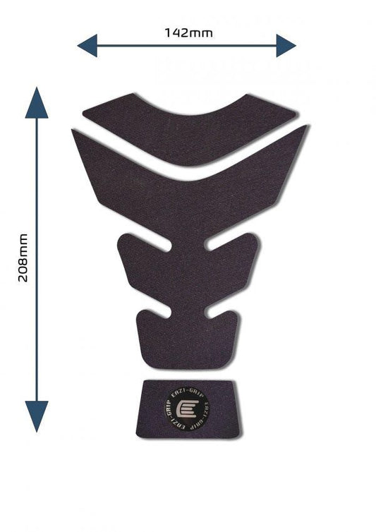 Protezione per serbatoio moto centrale universale Design G colore Nero, tipo Eazi-Grip SIL