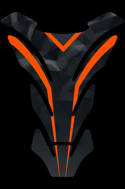 Protezione serbatoio resinata, tipo B - "MODERN" Arancione