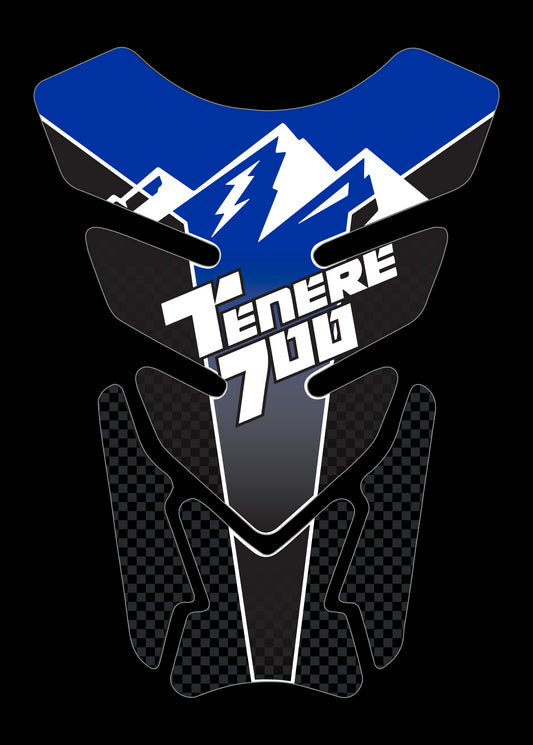 Protezione serbatoio resinata, tipo C - "TENERE" colore Blu