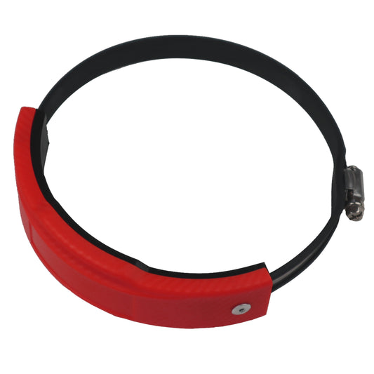 PROTEZIONE SILENZIATORE 6" (15cm), SILENZIATORI 127-152mm colore Rosso