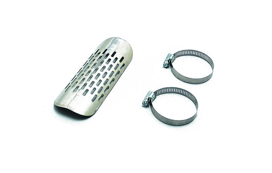 Protezione scarico acciaio inox - diam.40-55mm (perforata)