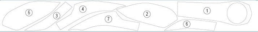 Pellicola protettiva vernice serbatoio BMW M 1000 RR 2021-2022 Opaco