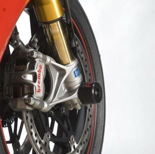protezioni perno forcella anteriore, Ducati 899/959/1199/1299/V4S '18-/V4R '19-/V2 / Streetfighter V4 '20- / Streetfighter V2 '22- (tutti i modelli, tipo largo)