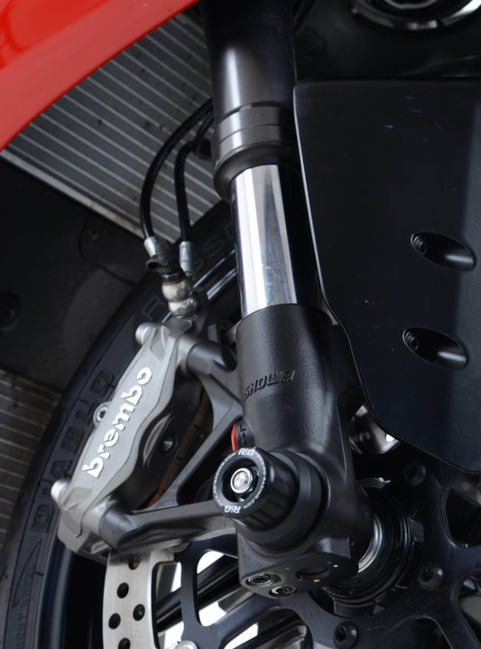protezioni perno forcella anteriore, Ducati 899/959/1199/1299/V4S '18-/V4R '19-/V2/Streetfighter V4 '20- / Streetfighter V2 '22- (tutti i modelli, tipo piccolo)