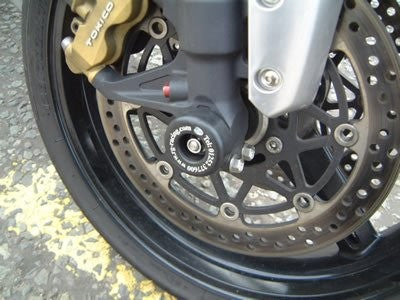 protezioni perno forcella anteriore, GSXR K2-K5, SV1000 (NOT GSXR1000K5-K6)