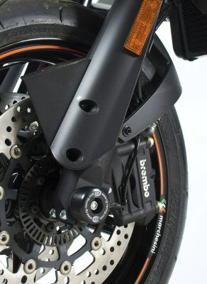 protezioni perno forcella anteriore, KTM 690SMC / SMCR fino 2018 / ENDURO - colore arancio
