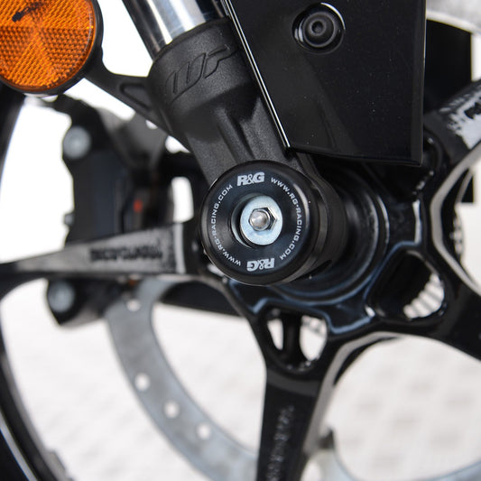 protezioni perno forcella anteriore, KTM RC390/200/125 '22- (colore arancio)