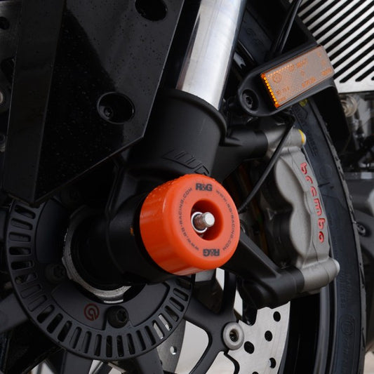 protezioni perno forcella anteriore, KTM Super Duke GT '19- - colore arancio