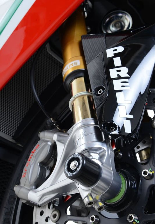 protezioni perno forcella anteriore, MV Agusta F4RC '15- / F4RR '11- c/forcelle OHLINS (tipo piccolo)