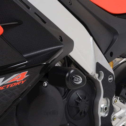 Tamponi / protezioni telaio tipo Aero, Aprilia RSV4 1100 (Factory) '21- (colore bianco)