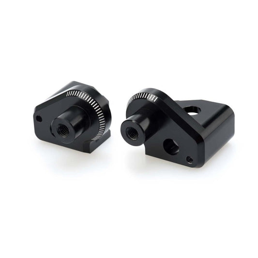 PUIG ADATTATORI POGG. FISSI CONDUCENTE YAMAHA XT660Z TENERE 08-16 NERO
