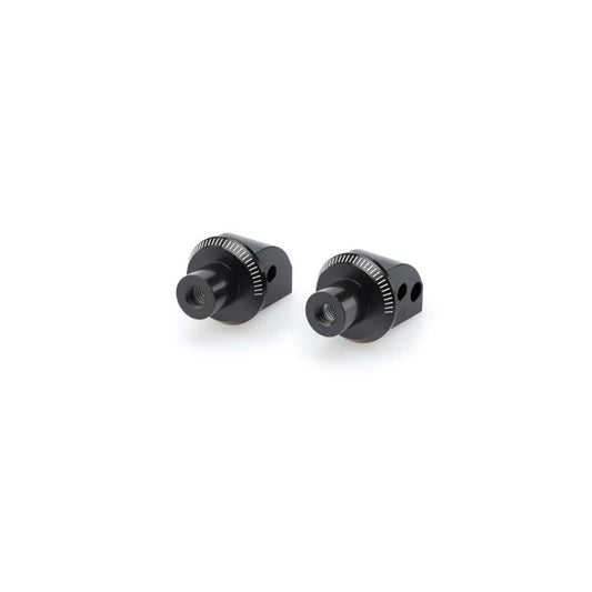 PUIG ADATTATORI POGG. FISSI PASSEGGERO HONDA VTR1000 SP-2 02-05 NERO