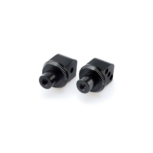 PUIG ADATTATORI POGG. FISSI PASSEGGERO KAWASAKI NINJA H2 SX SE 22-24 NERO