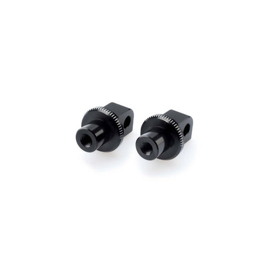 PUIG ADATTATORI POGG. FISSI PASSEGGERO SUZUKI GSR600 06-11 NERO