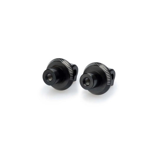 PUIG ADATTATORI POGG. FISSI PASSEGGERO SUZUKI GSX-R1000/R 17-21 NERO