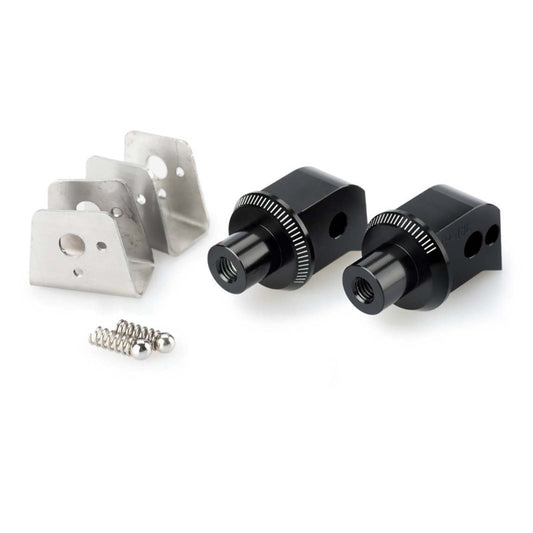 PUIG ADATTATORI POGG. FISSI PASSEGGERO TRIUMPH TIGER 1200 EXPLORER/XC 12-15 NERO