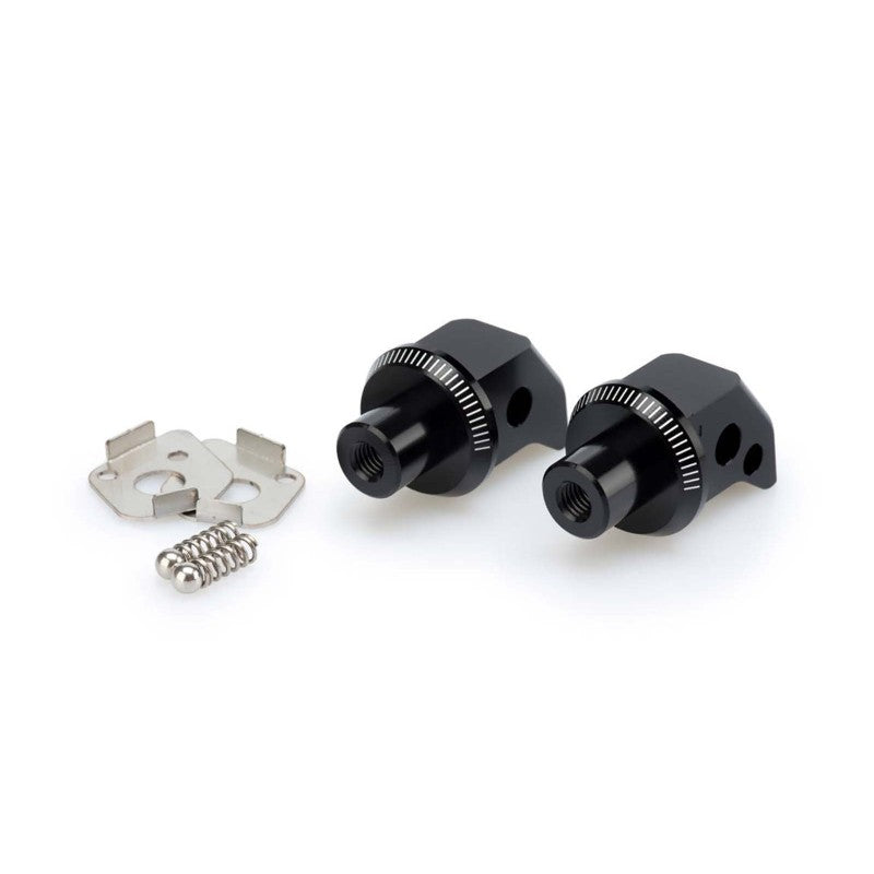 PUIG ADATTATORI POGG. FISSI PASSEGGERO TRIUMPH TIGER 800/XC 11-14 NERO