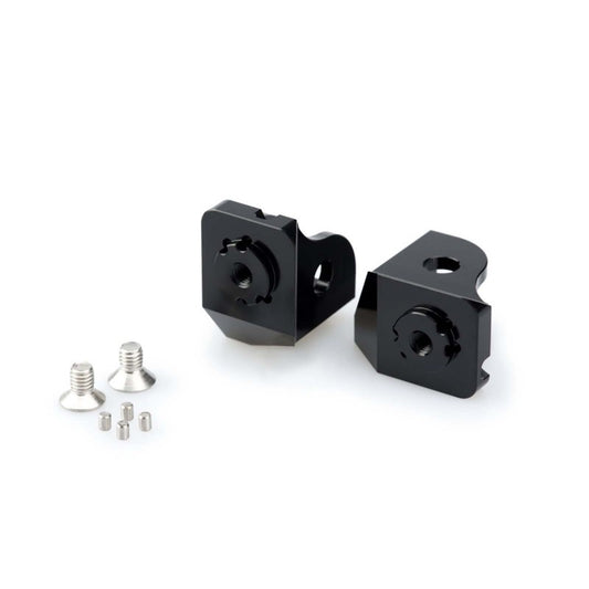 PUIG ADATTATORI POGG. REGOLABILI CONDUCENTE BMW R1200GS/EXCLUSIVE 17-18 NERO