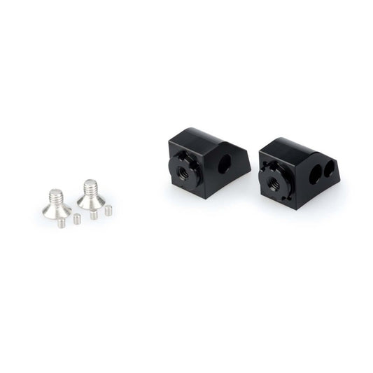 PUIG ADATTATORI POGG. REGOLABILI PASSEGGERO HONDA CBR1000RR-R FIREBLADE/SP 20-24 NERO