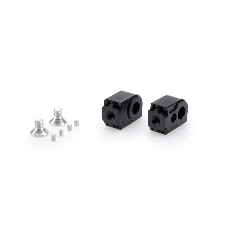 PUIG ADATTATORI POGG. REGOLABILI PASSEGGERO SUZUKI GSX-R1000/R 17-21 NERO