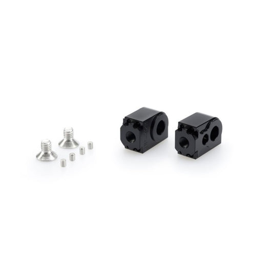 PUIG ADATTATORI POGG. REGOLABILI PASSEGGERO SUZUKI GSX-R1000/R 17-21 NERO