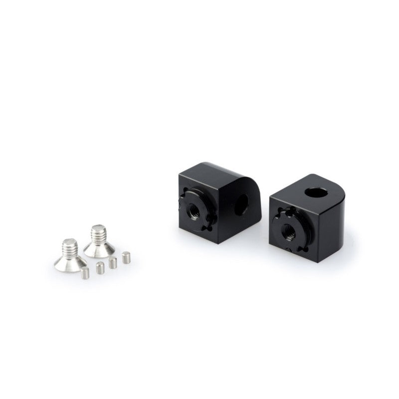 PUIG ADATTATORI POGG. REGOLABILI PASSEGGERO YAMAHA T-MAX 500 08-11 NERO