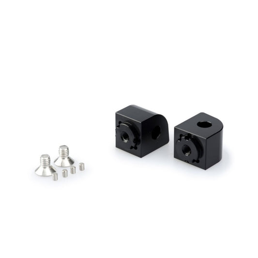 PUIG ADATTATORI POGG. REGOLABILI PASSEGGERO YAMAHA T-MAX 500 08-11 NERO