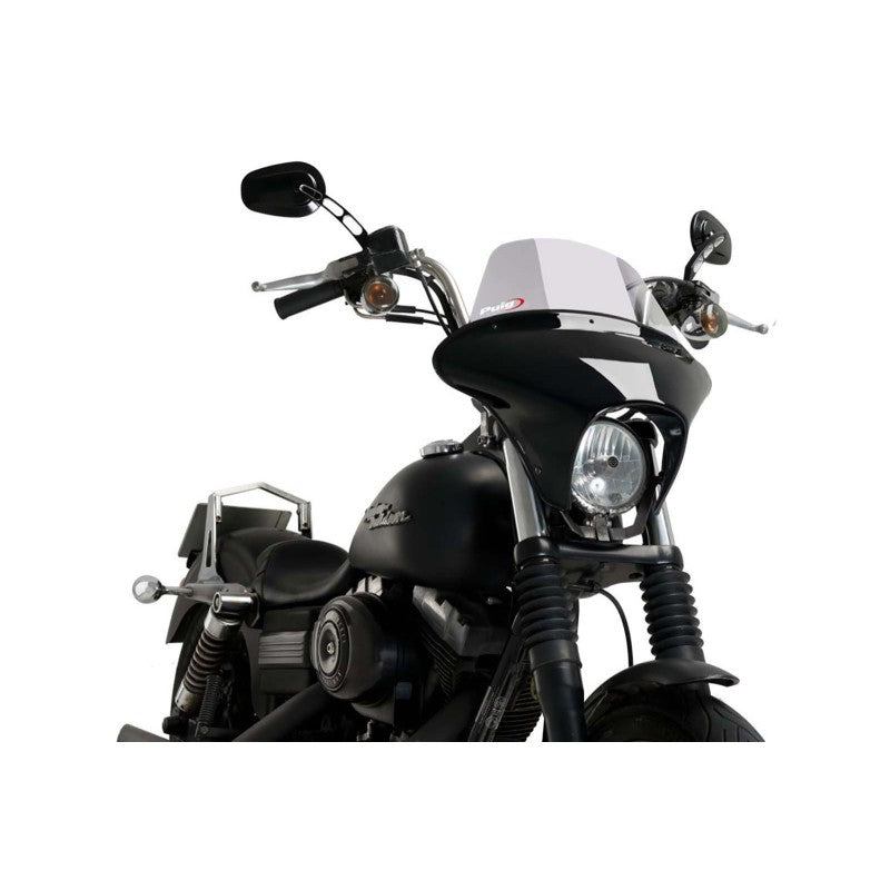 PUIG CUPOLINO BATWING SML TOURING HARLEY D. DYNA STREET BOB FXDB/I 06-17 FUME CHIARO
