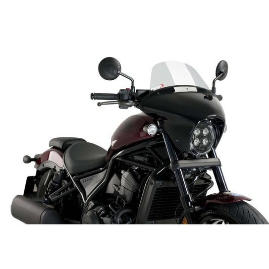 PUIG CUPOLINO BATWING SML TOURING HONDA CMX1100 REBEL 21-24 FUME CHIARO-21068H