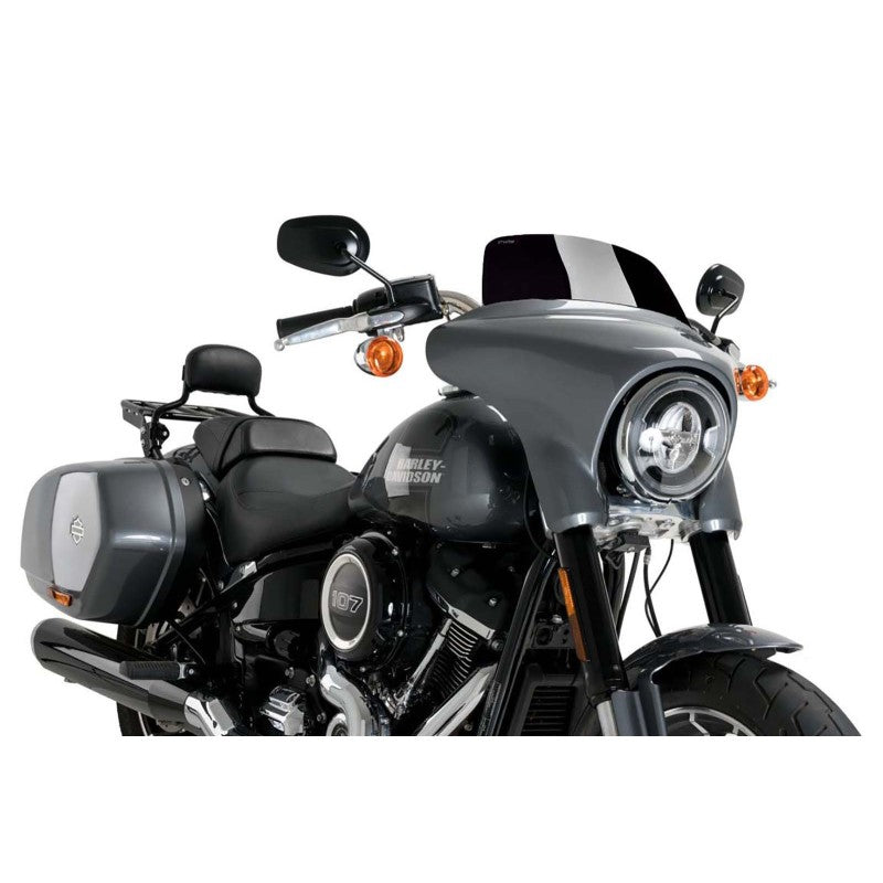 PUIG CUPOLINO HIGH-ROAD SPORT HARLEY D. SOFTAIL SPORT GLIDE FLSB 18-21 NERO