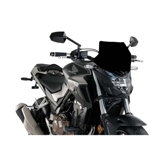 PUIG CUPOLINO NAKED N.G. SPORT HONDA CB500F 16-18 NERO-COD.21412N