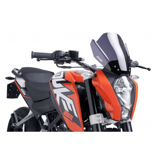 PUIG CUPOLINO NAKED N.G. SPORT KTM 125 DUKE 11-16 FUME SCURO