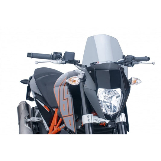 PUIG CUPOLINO NAKED N.G. SPORT KTM 690 DUKE R 12-17 FUME CHIARO