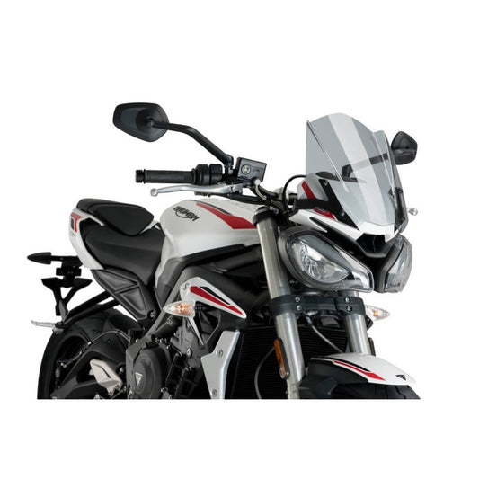 PUIG CUPOLINO NAKED N.G. SPORT TRIUMPH STREET TRIPLE S 20-21 FUME CHIARO