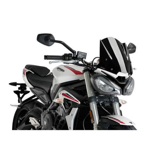 PUIG CUPOLINO NAKED N.G. SPORT TRIUMPH STREET TRIPLE S 20-21 NERO