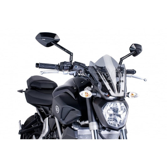 PUIG CUPOLINO NAKED N.G. SPORT YAMAHA MT-07 14-17 FUME CHIARO