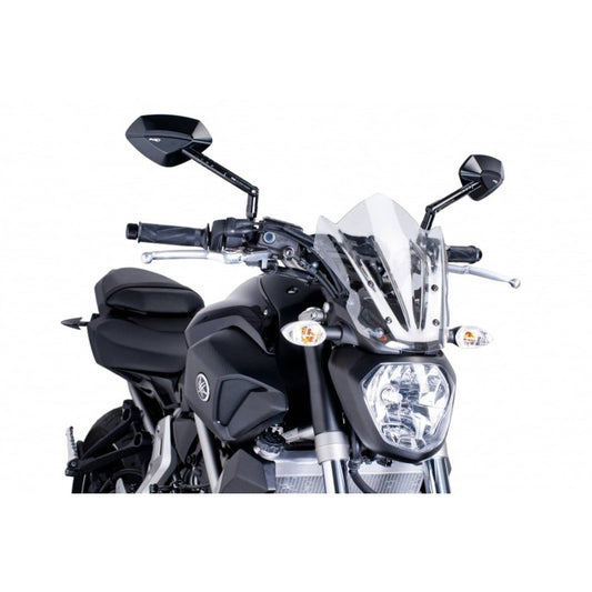 PUIG CUPOLINO NAKED N.G. SPORT YAMAHA MT-07 14-17 TRASPARENTE