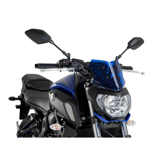 PUIG CUPOLINO NAKED N.G. SPORT YAMAHA MT-07 18-20 BLU