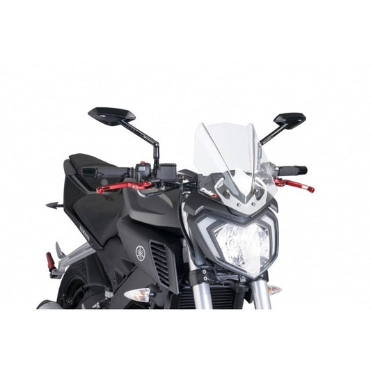 PUIG CUPOLINO NAKED N.G. SPORT YAMAHA MT-125 15-19 TRASPARENTE