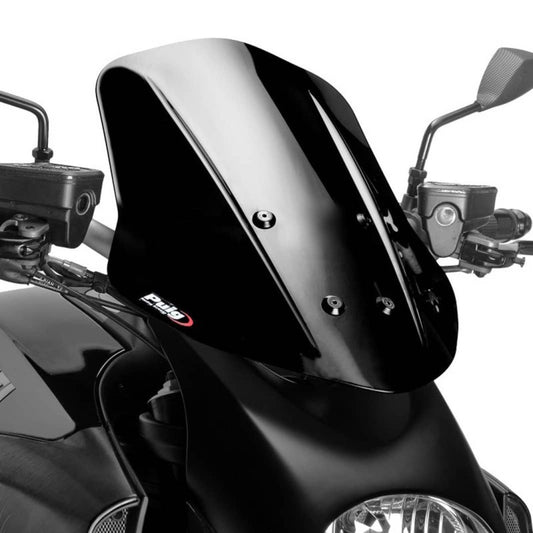 PUIG CUPOLINO NAKED N.G. TOURING DUCATI DIAVEL 11-13 NERO