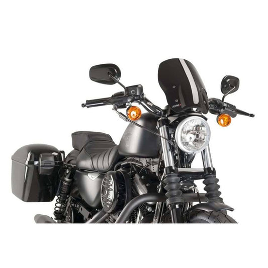 PUIG CUPOLINO NAKED N.G. TOURING HARLEY D. SPORTSTER 1200 CUSTOM 04-10 NERO