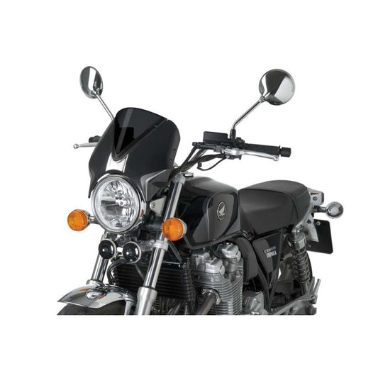 PUIG CUPOLINO RETRO HONDA CB1100 13-14 FUME SCURO-NERO - OFFERTA