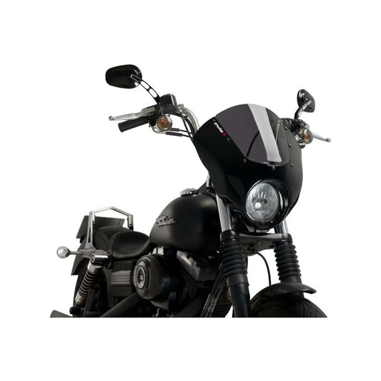 PUIG CUPOLINO SEMICARENATO DARK NIGHT HARLEY D. DYNA STREET BOB FXDB/I 06-17 FUME SCURO