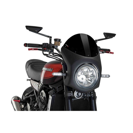 PUIG CUPOLINO SEMICARENATO KAWASAKI Z900 RS SE 22-24 NERO-NERO