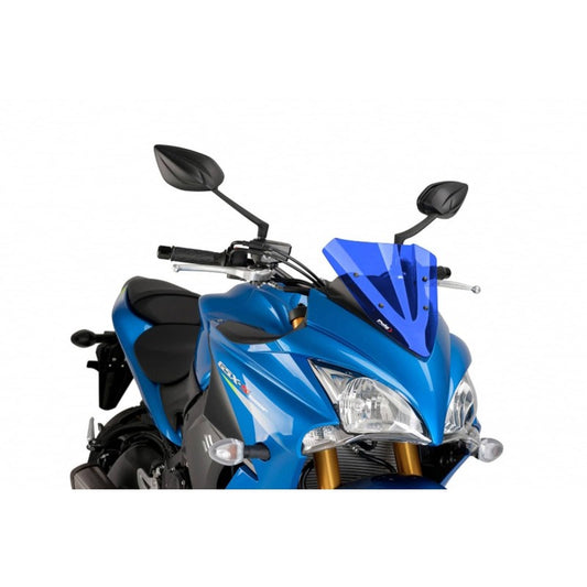 PUIG CUPOLINO SPORT SUZUKI GSX-S1000F 15-20 BLU