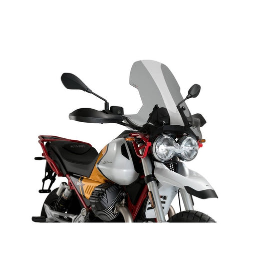 PUIG CUPOLINO TOURING MOTO GUZZI V85 EVOCATIVE GRAPHICS 21-24 FUME CHIARO
