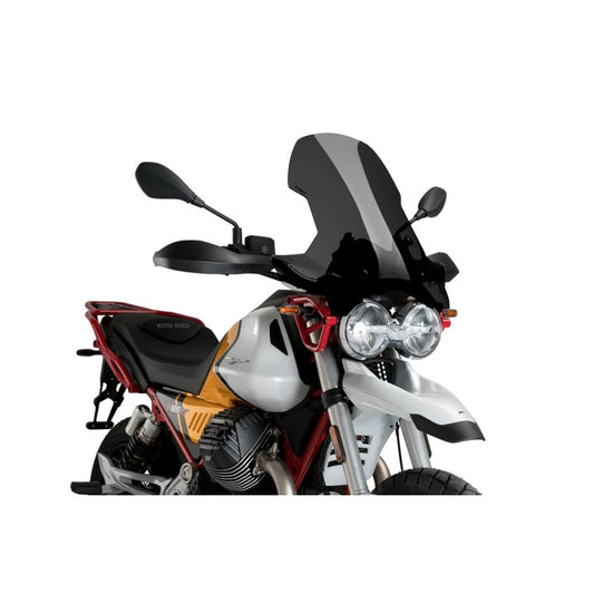 PUIG CUPOLINO TOURING MOTO GUZZI V85 EVOCATIVE GRAPHICS 21-24 FUME SCURO